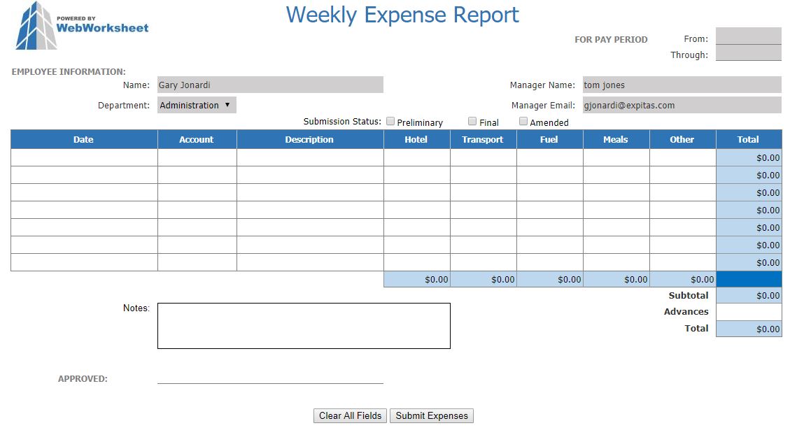 Click here the see the WebWorksheet for this example